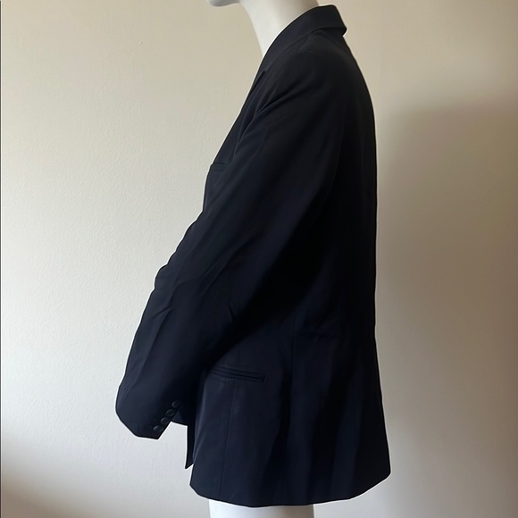 Talbots Navy Double-Breasted Wool Blazer - Picture 5 of 12